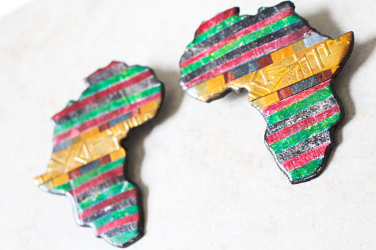 KD-0080 Pan-Africa Post Earrings