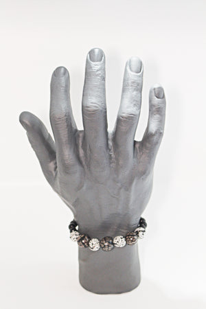 KD-SS009 The "Helix" Hand-Rolled Gender Neutral Stretch Bracelet