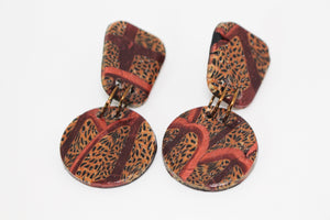 KD-0115 Animal Print Post Earrings