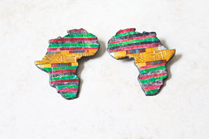 KD-0080 Pan-Africa Post Earrings