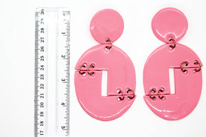 KD-0095a "Pya" Pink Pastel Earrings
